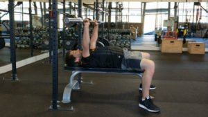 Unracking the bench press