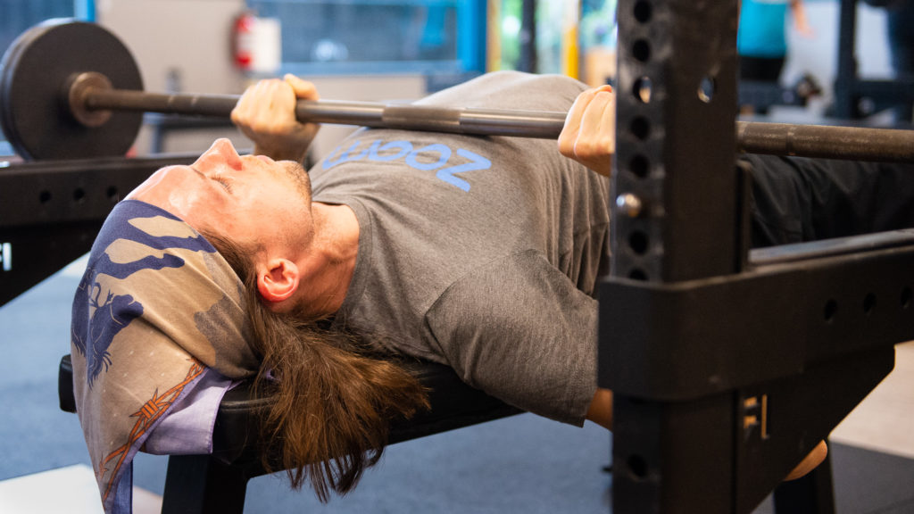 Narrow grip bench press