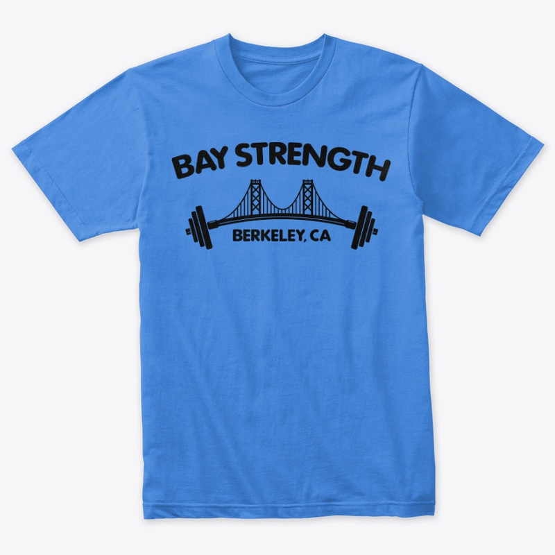 Bay Strength Triblend Tee Shirt in Blue